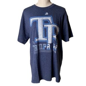 MAJESTIC TB Tampa Bay Rays Short Sleeve T-Shirt